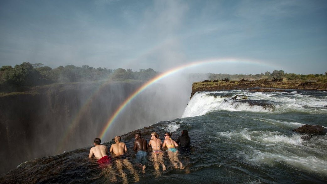 Devil&#039;s Pool, Livingstone, Victoria Falls Border, Zambia